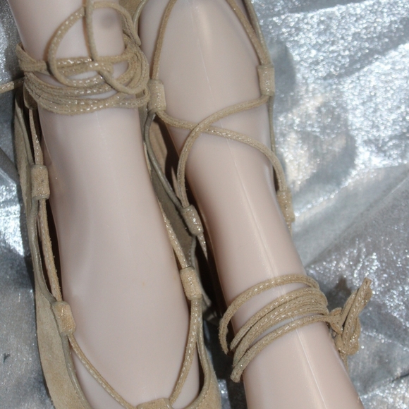 New Gap lace up ballet shoes - Picture 10 of 16